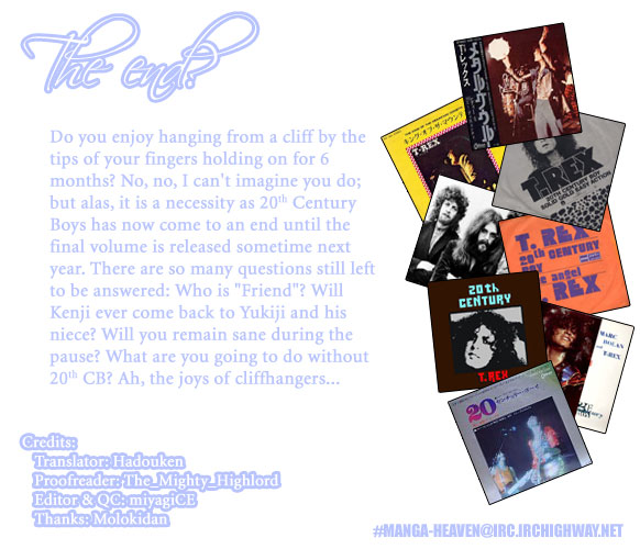 Read 20th Century Boys Manga Online