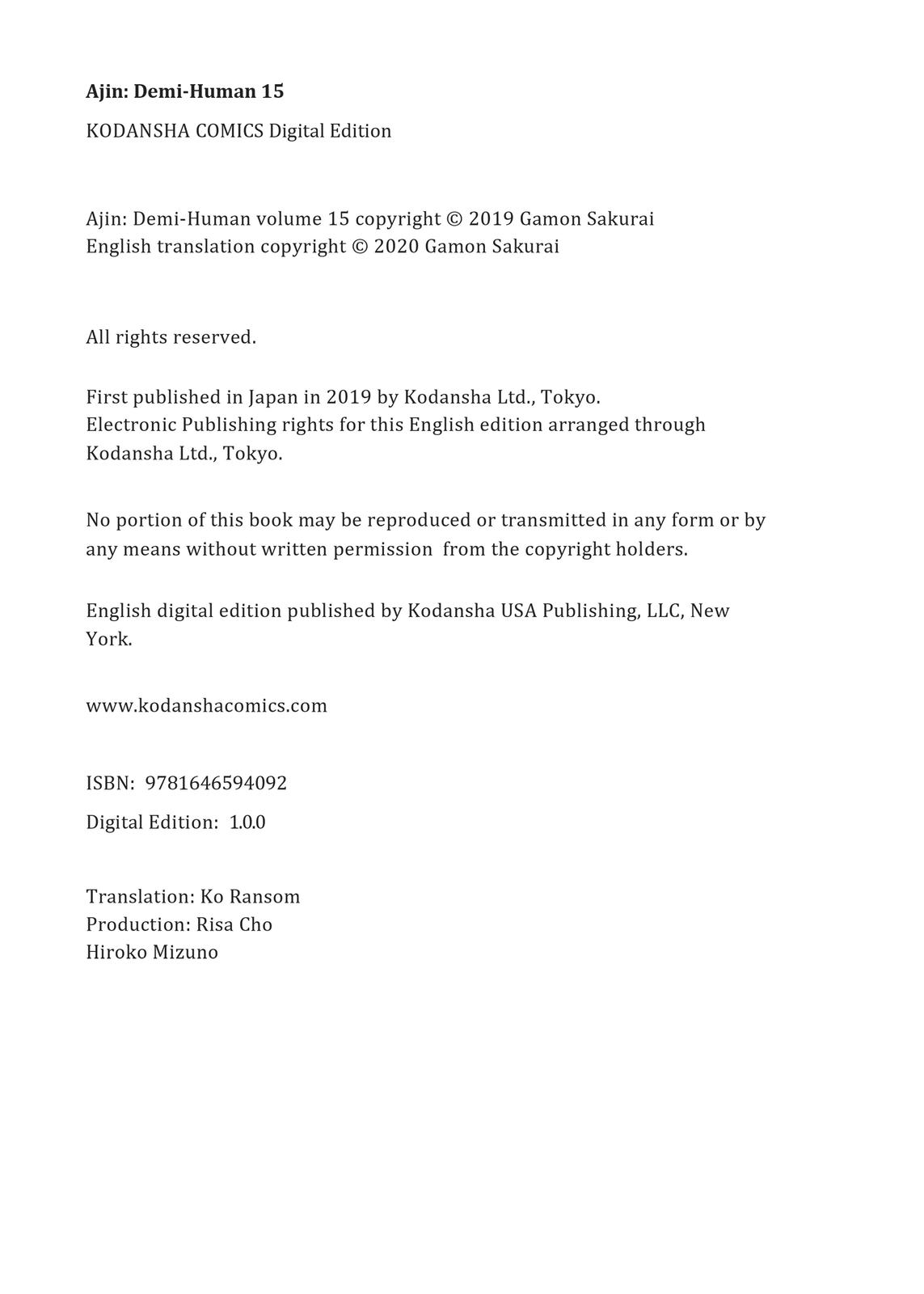 Read Ajin Manga Online