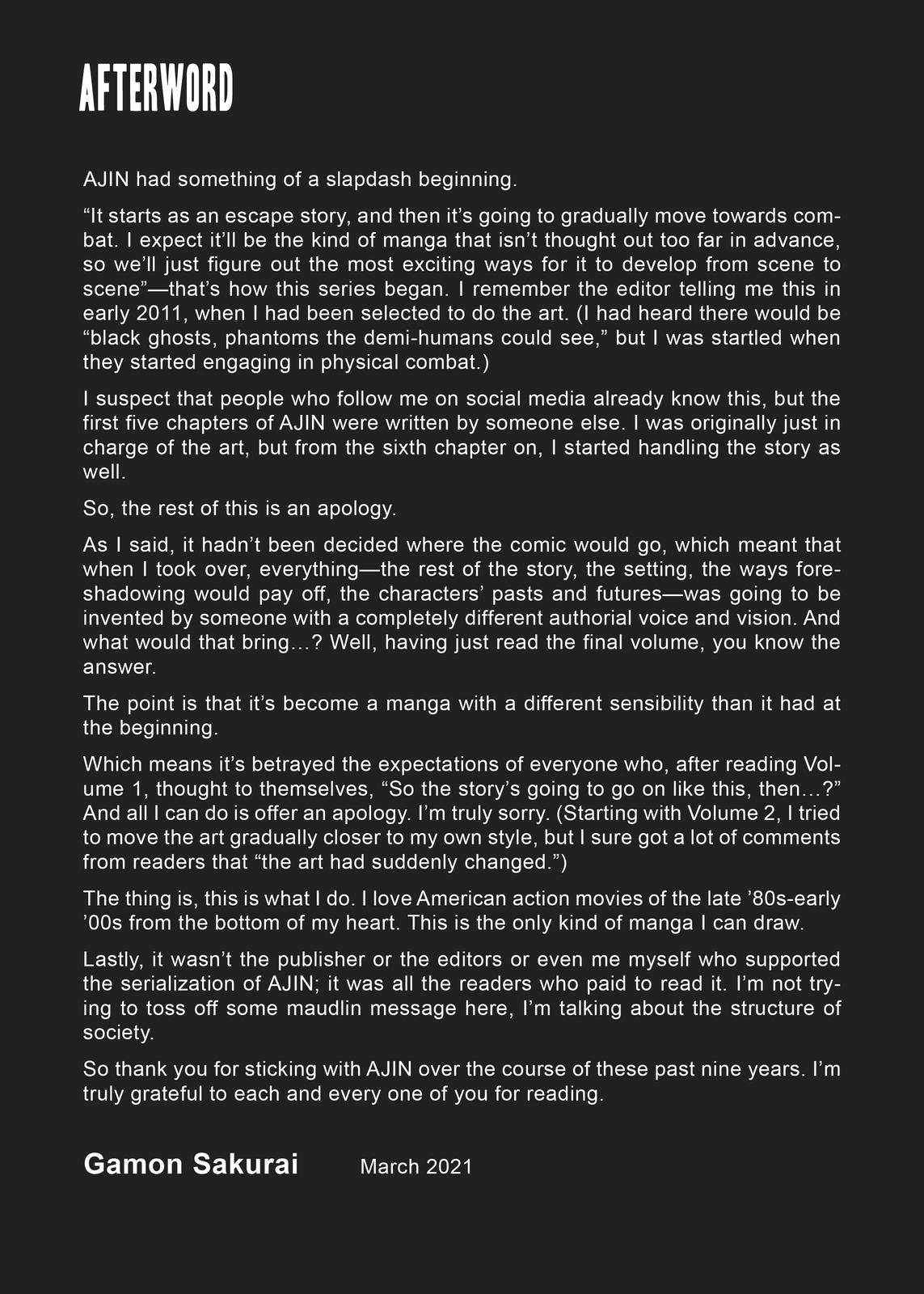 Read Ajin Manga Online