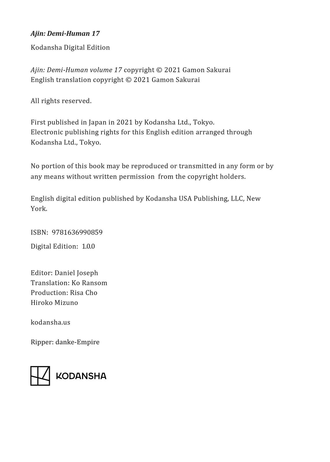 Read Ajin Manga Online