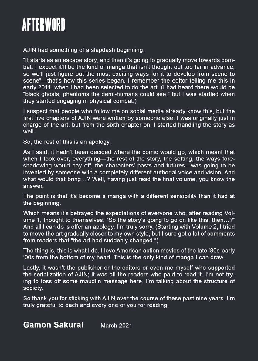 Read Ajin Manga Online