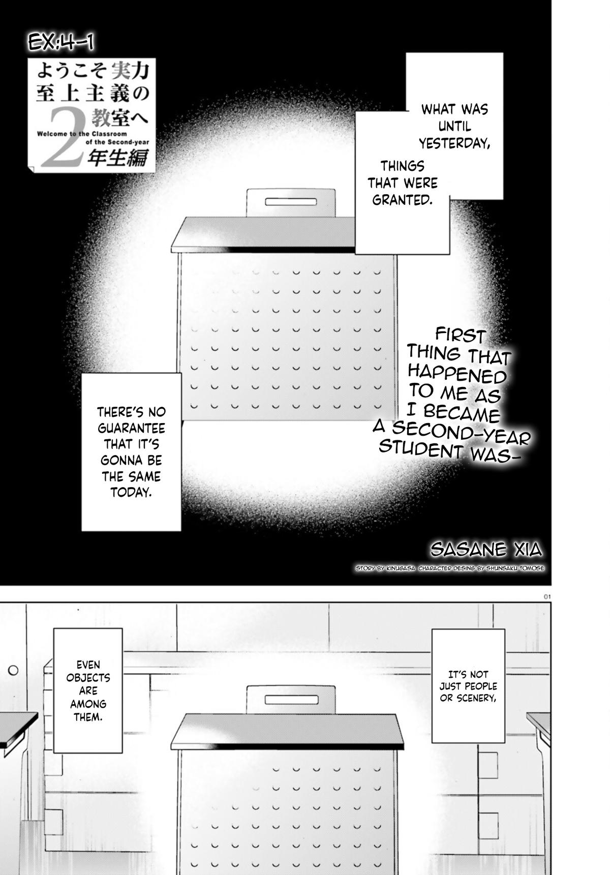 Read Classroom of the Elite - 2nd Year Manga Online