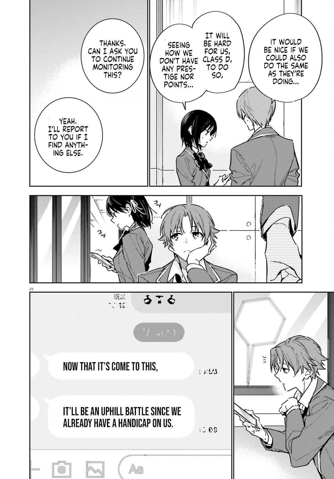 Read Classroom of the Elite - 2nd Year Manga Online