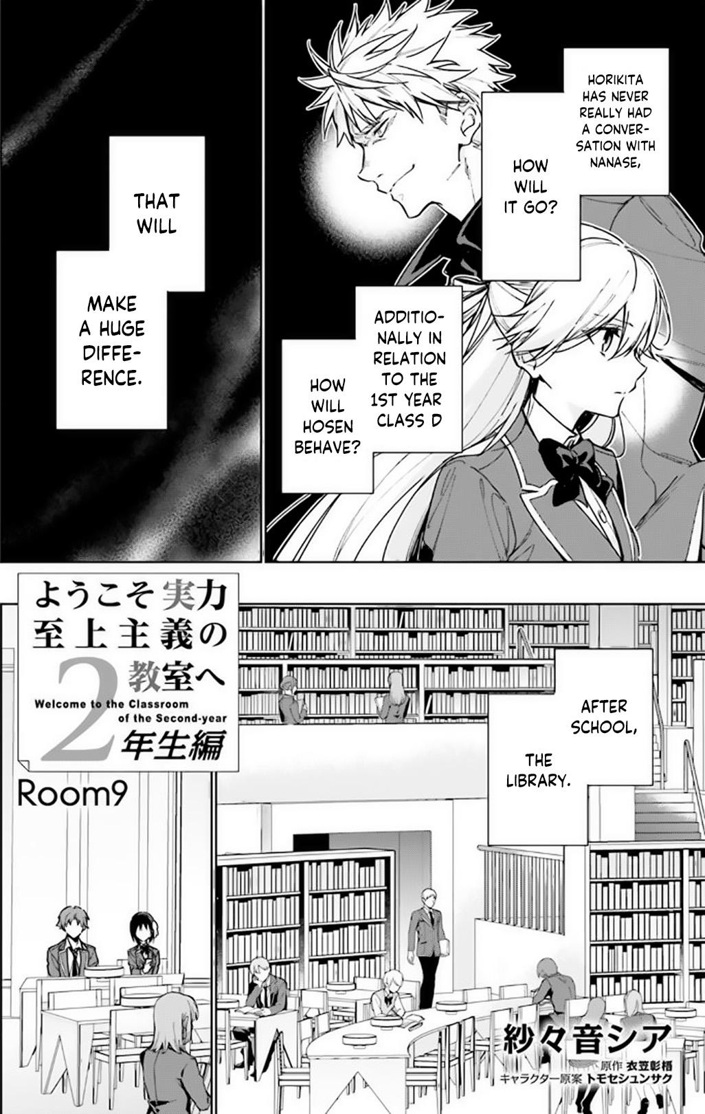 Read Classroom of the Elite - 2nd Year Manga Online
