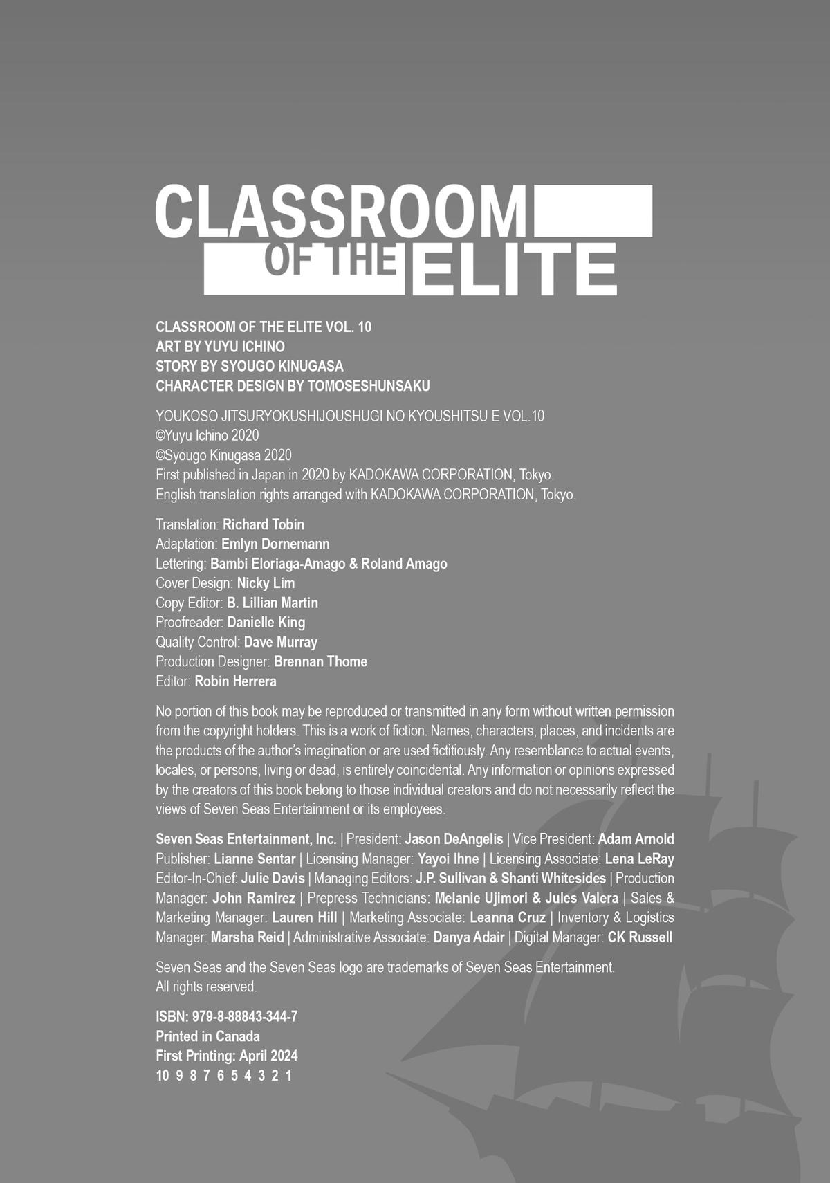 Read Classroom of the Elite Manga Online