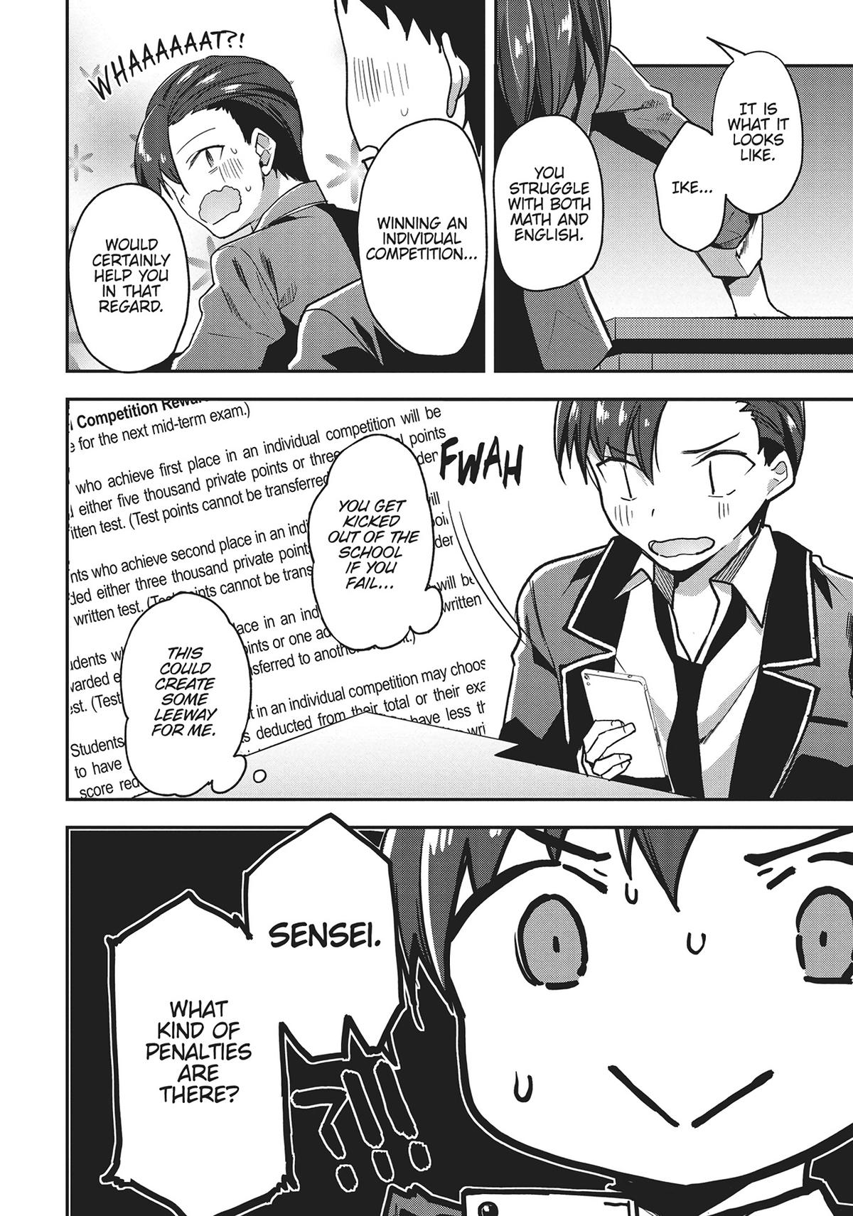 Read Classroom of the Elite Manga Online