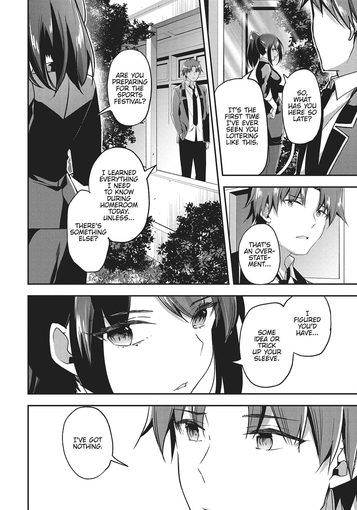 Read Classroom of the Elite Manga Online