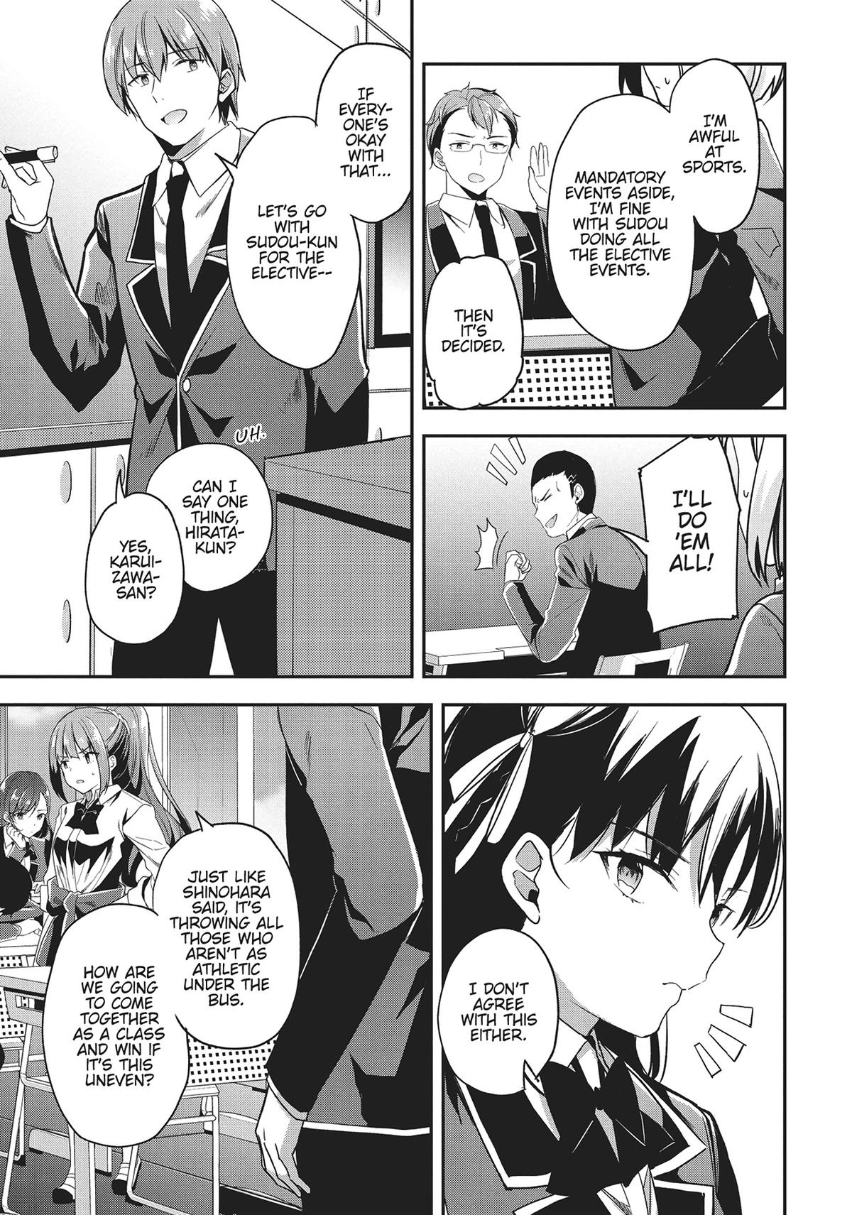 Read Classroom of the Elite Manga Online