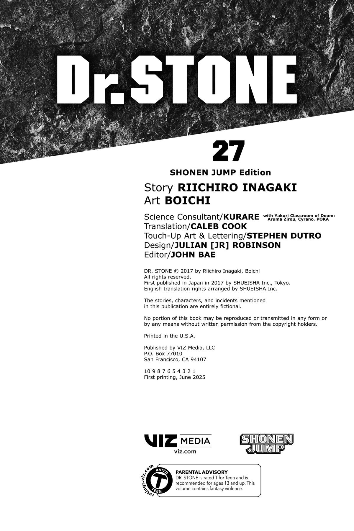 Read Dr STONE Manga Online