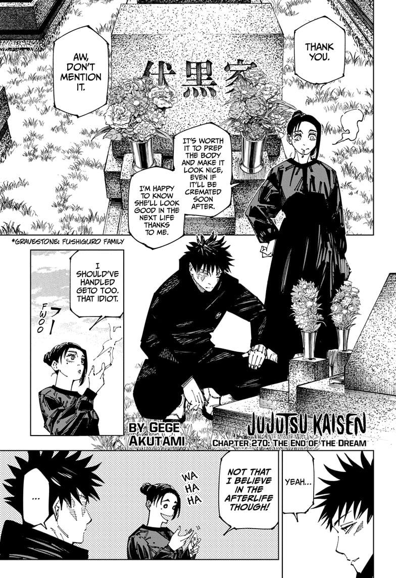 Read Jujutsu Kaisen Manga Online