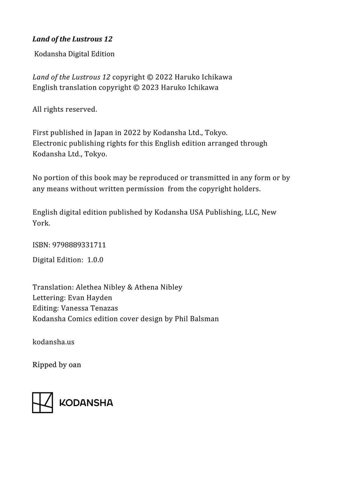 Read Land of the Lustrous Manga Online