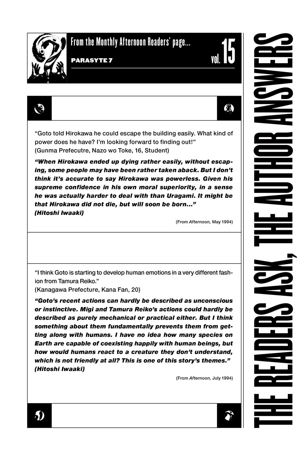 Read Parasyte Manga Online