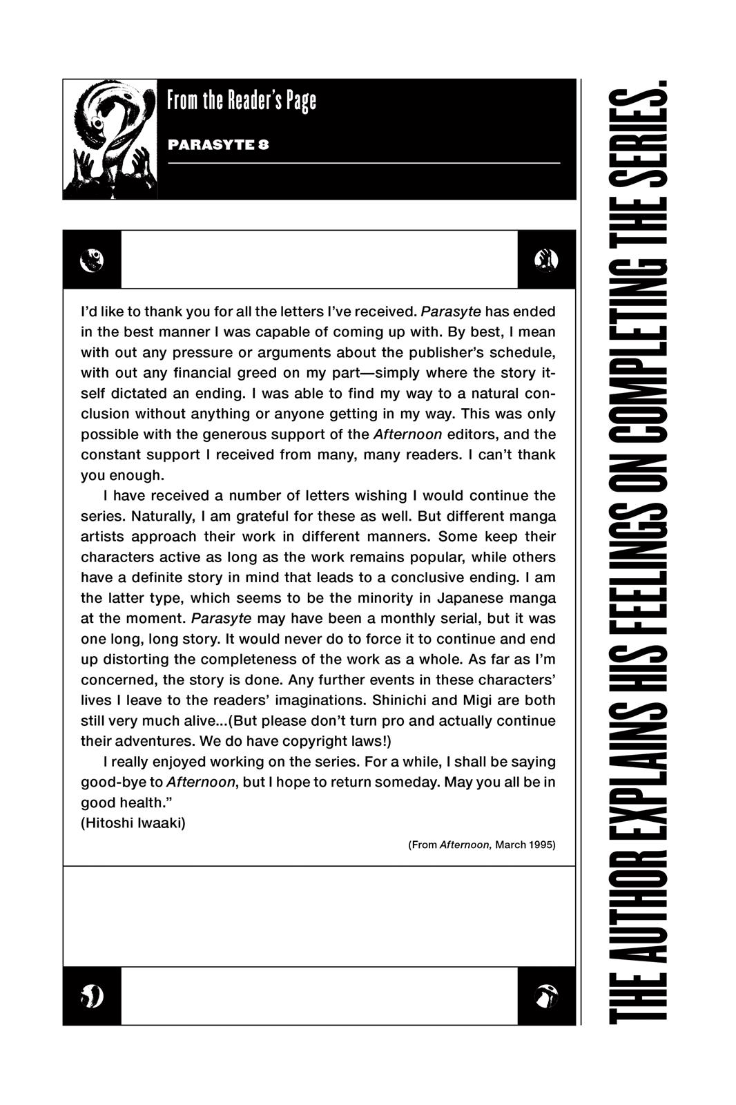 Read Parasyte Manga Online