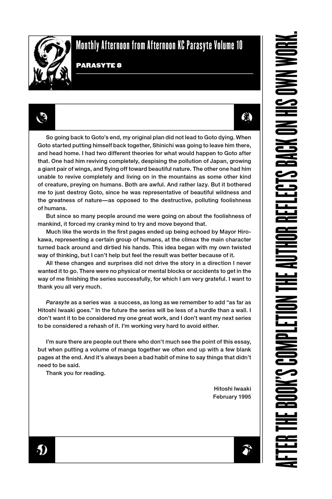 Read Parasyte Manga Online