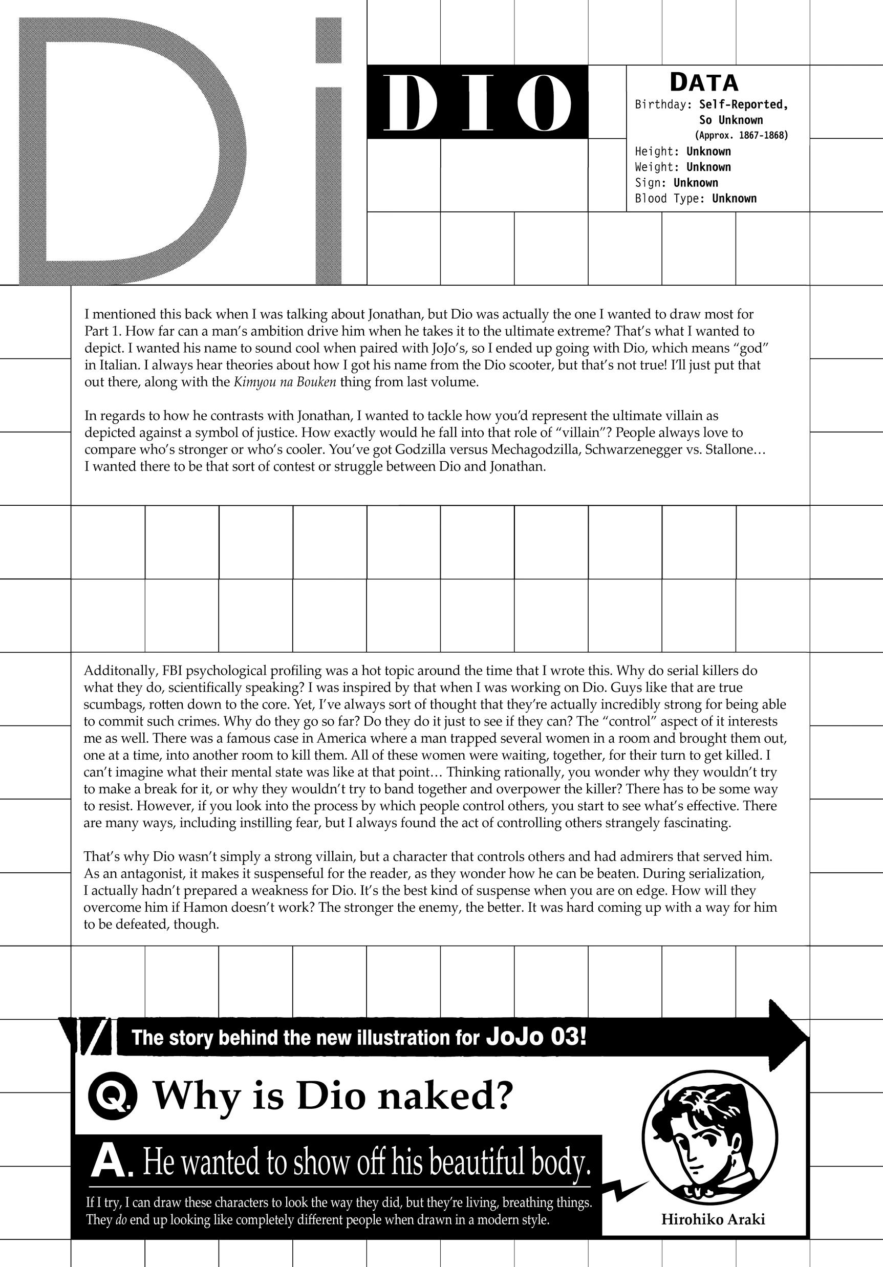 Read Phantom Blood Manga Online