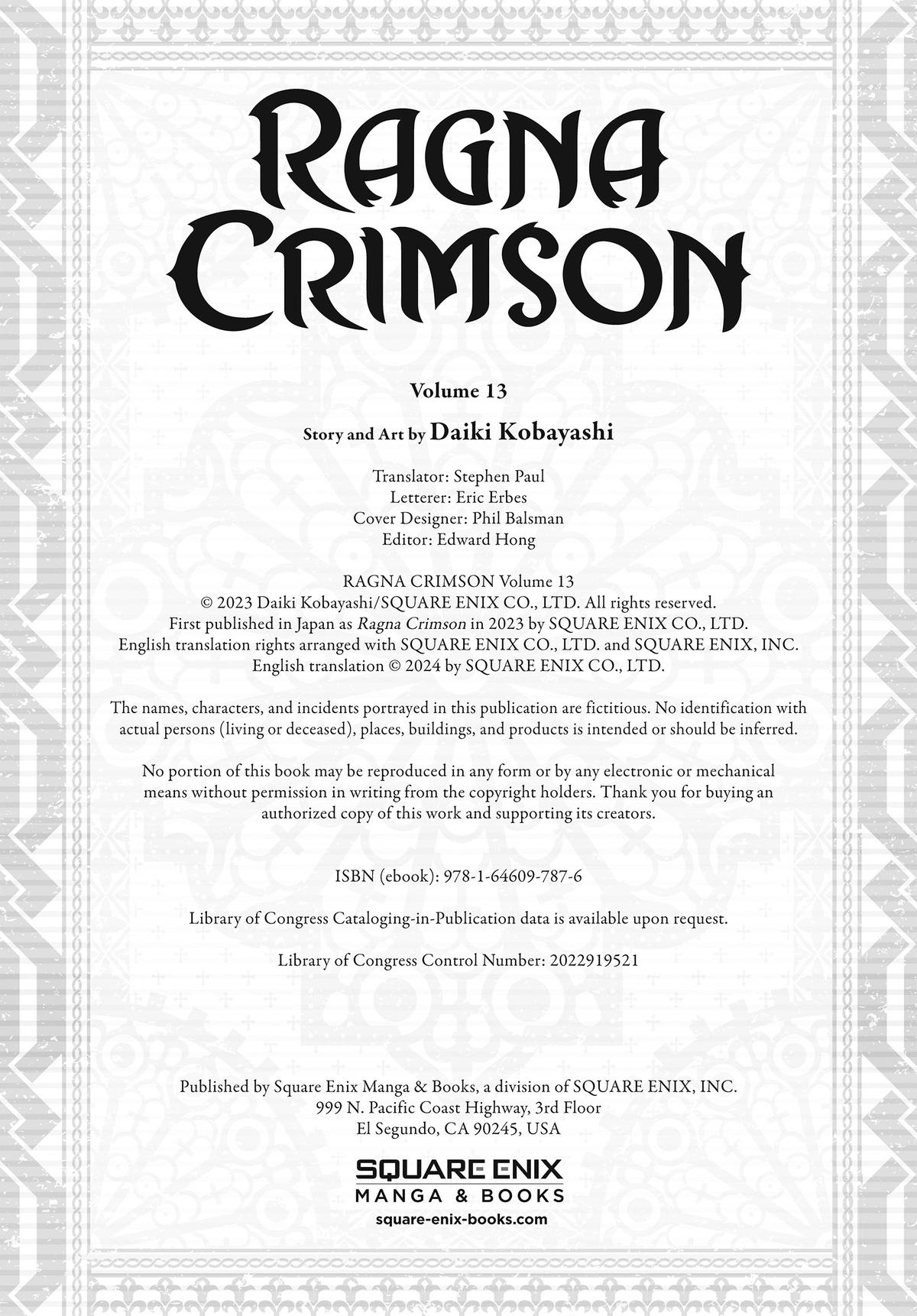 Read Ragna Crimson Manga Online