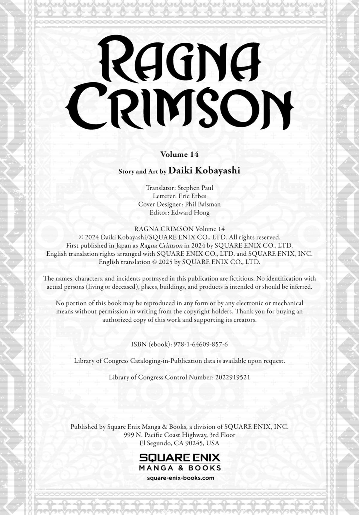 Read Ragna Crimson Manga Online