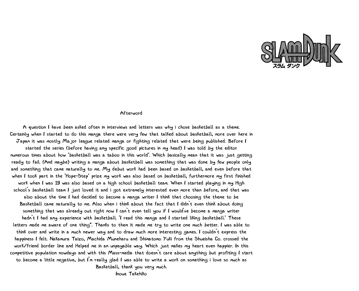 Read Slam Dunk Manga Online