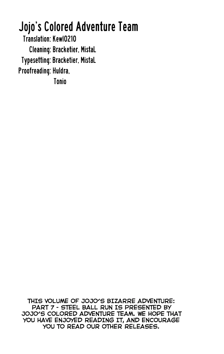 Read Steel Ball Run Manga Online