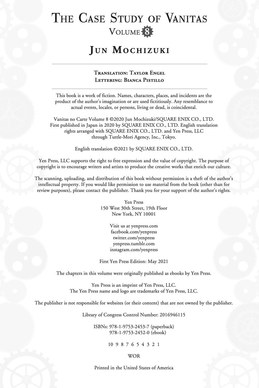 Read The Case Study of Vanitas Manga Online