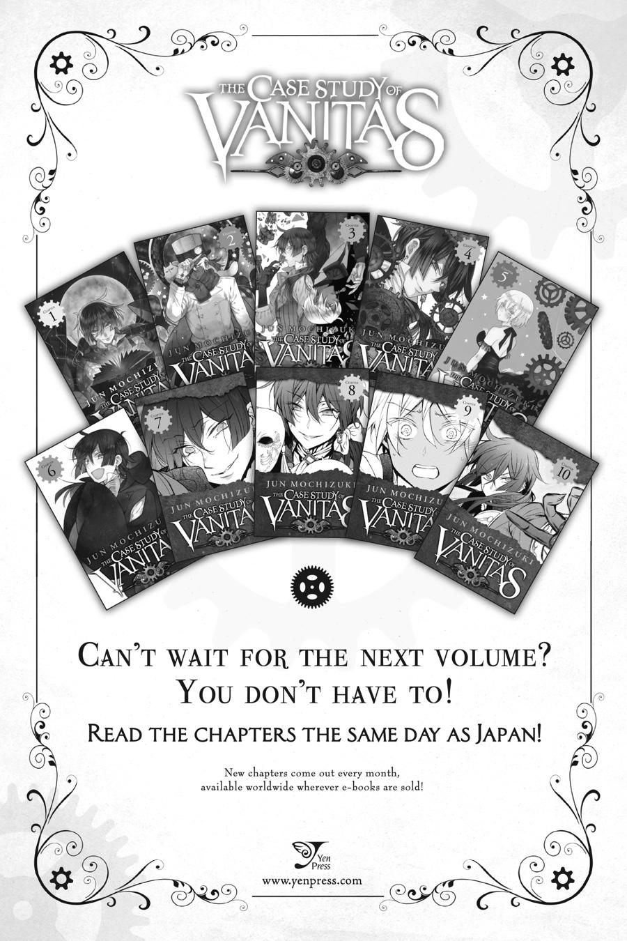 Read The Case Study of Vanitas Manga Online