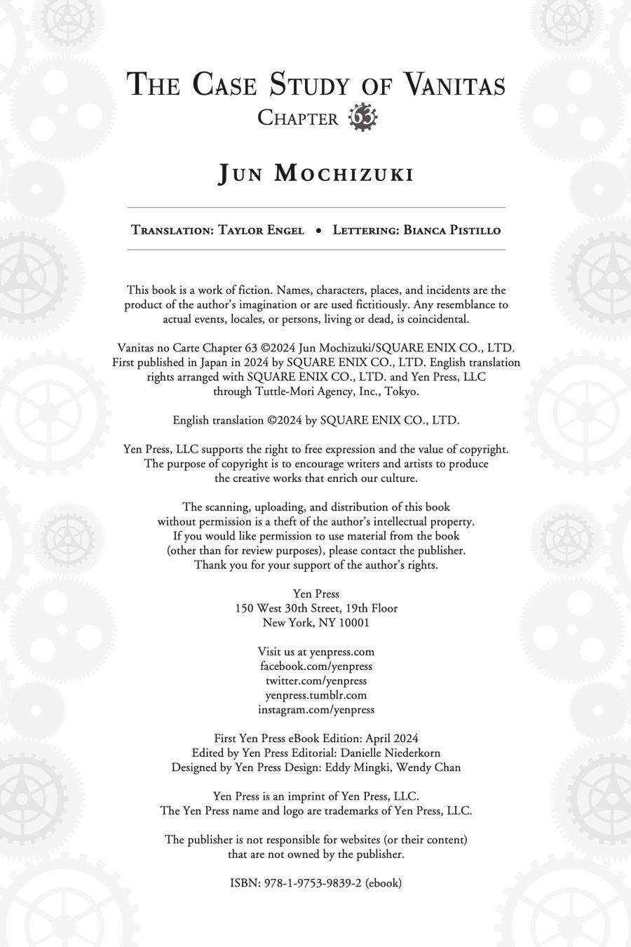 Read The Case Study of Vanitas Manga Online