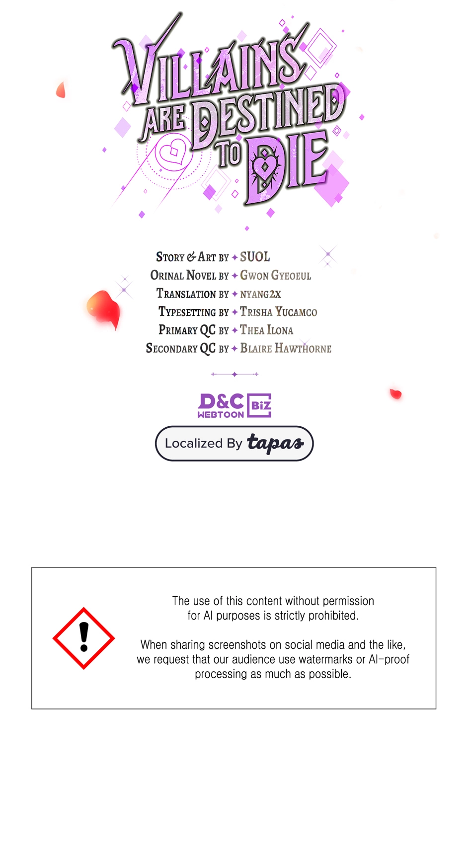 Read Villains Are Destined to Die Manga Online