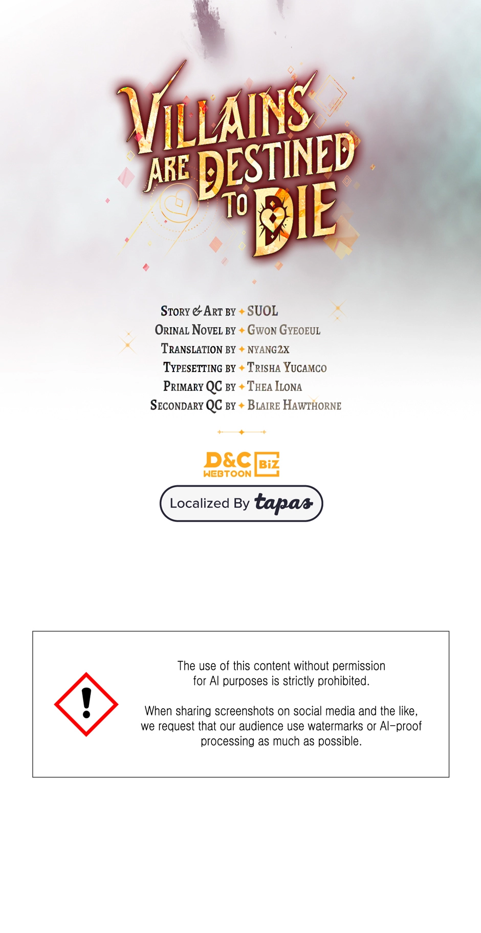 Read Villains Are Destined to Die Manga Online