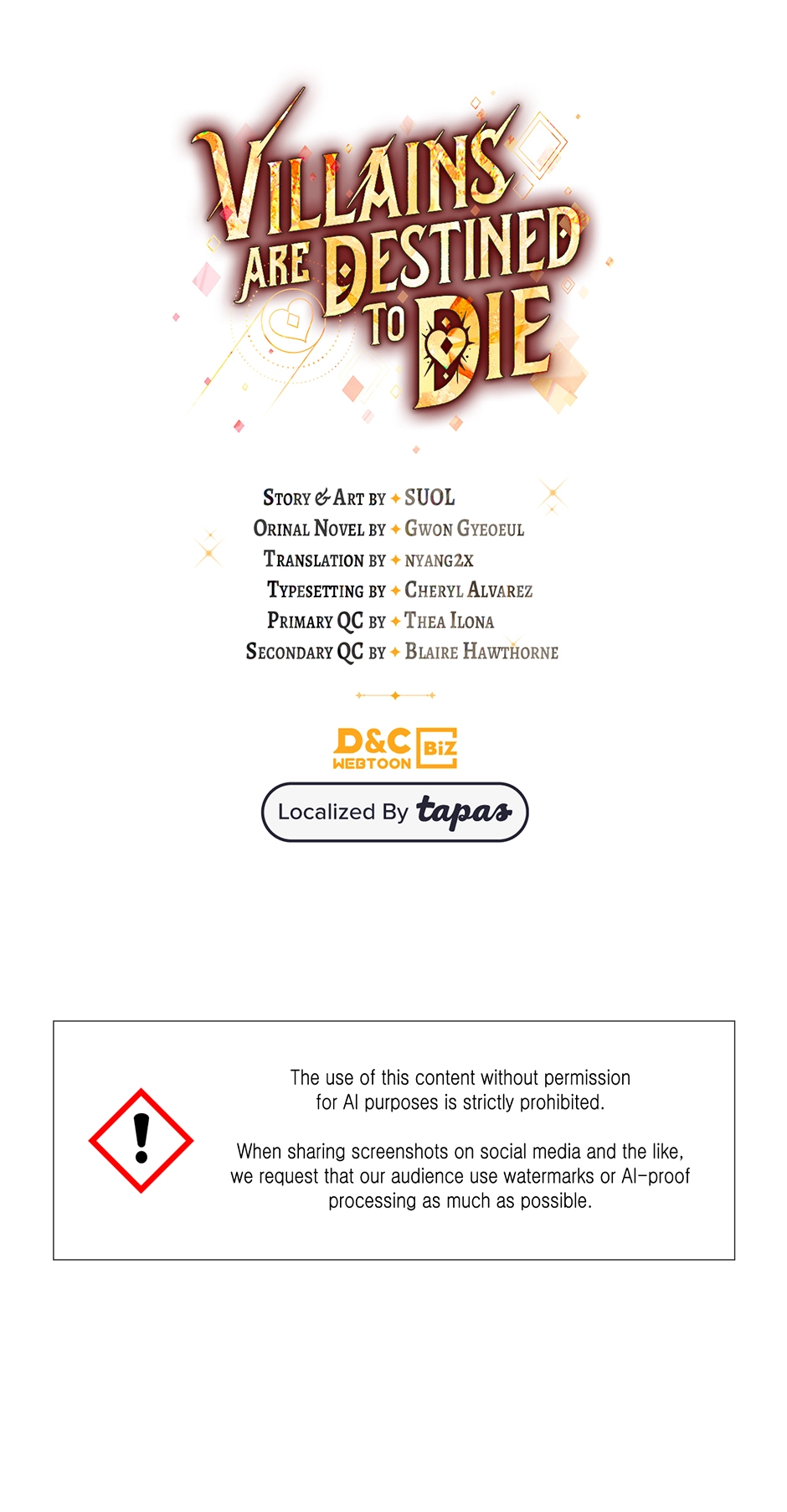 Read Villains Are Destined to Die Manga Online