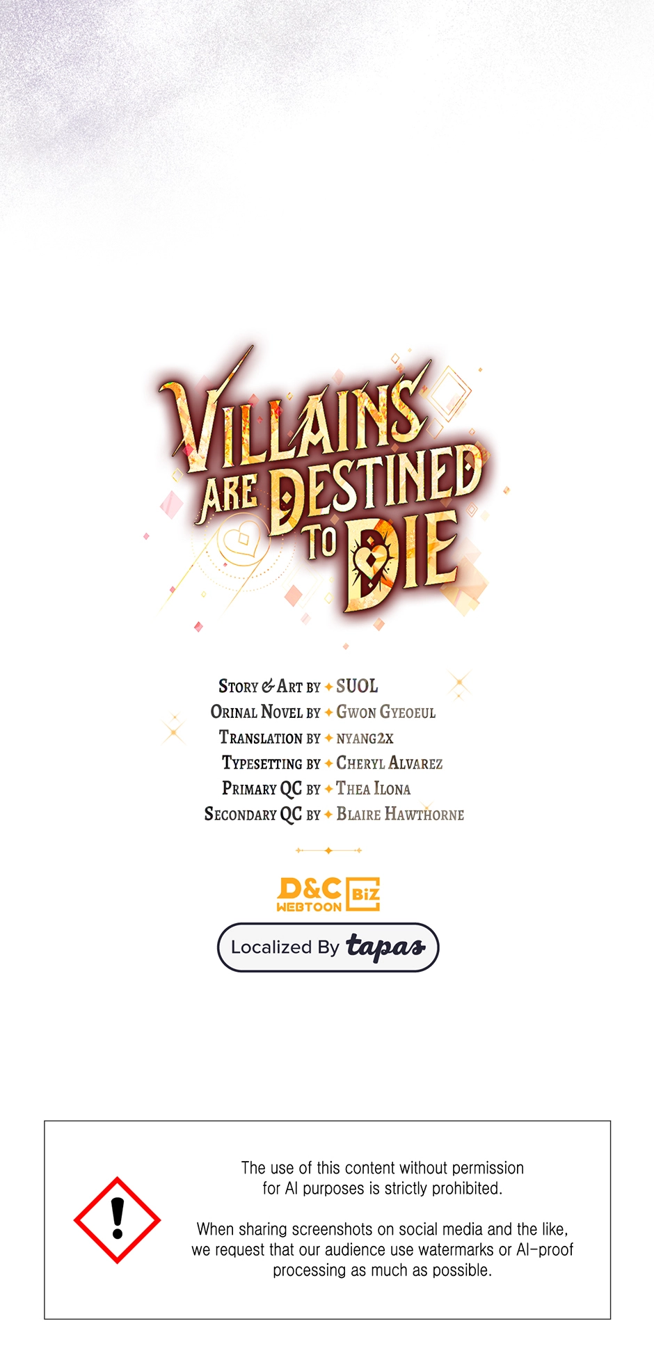 Read Villains Are Destined to Die Manga Online