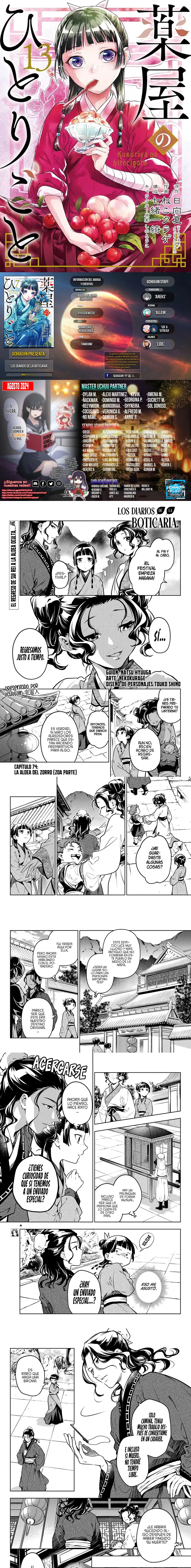 Read Los Diarios de la Boticaria ES Manga Online