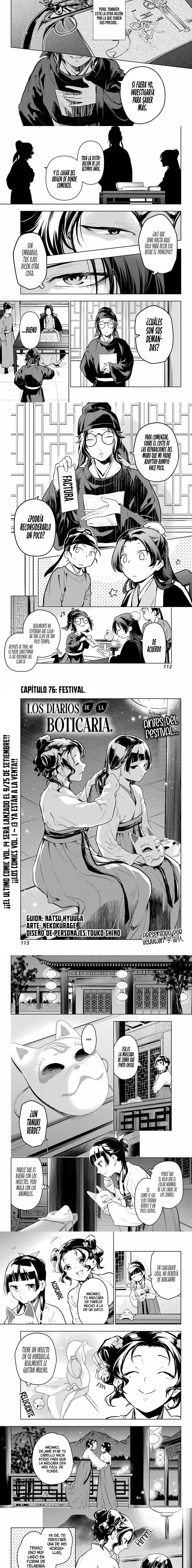 Read Los Diarios de la Boticaria ES Manga Online