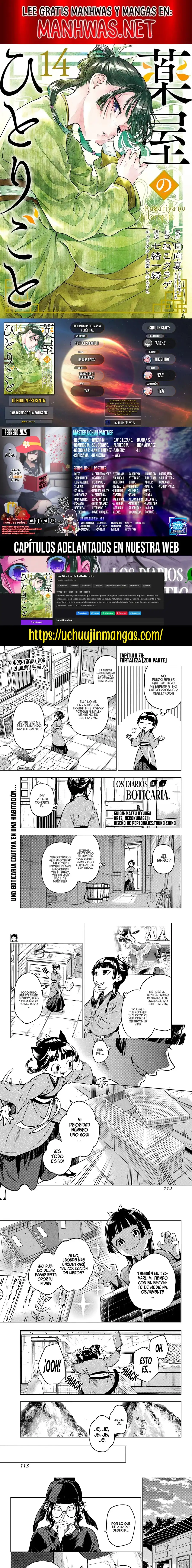Read Los Diarios de la Boticaria ES Manga Online