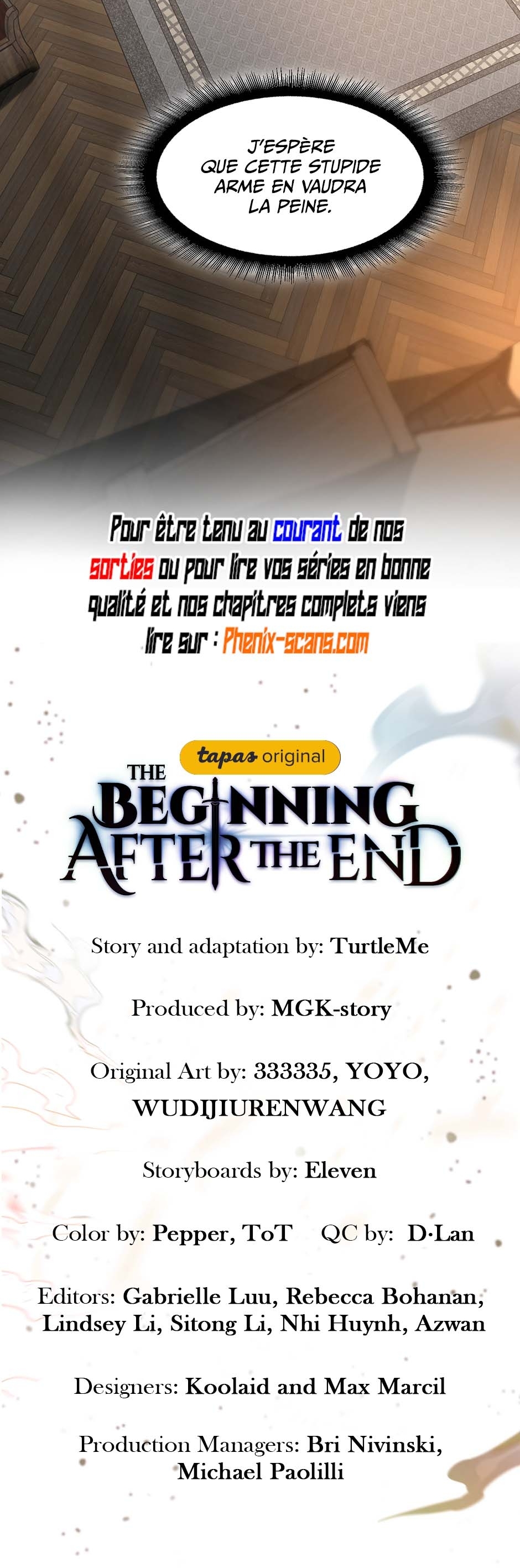 Read The Beginning After the End FR Manga Online