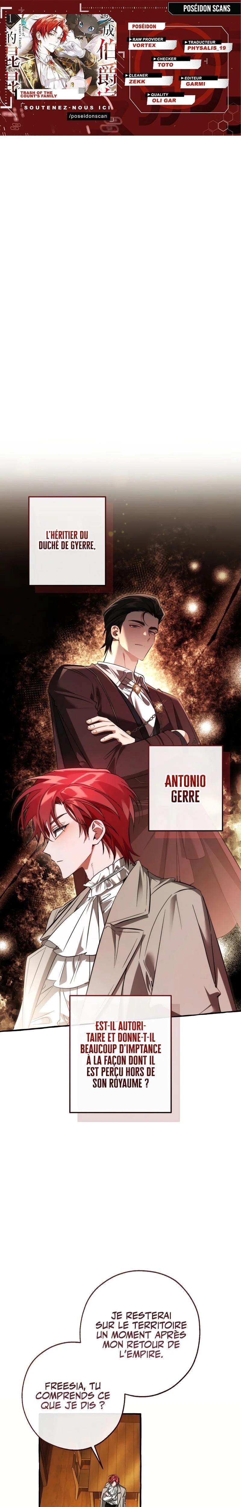 Read Trash of the Count’s Family FR Manga Online